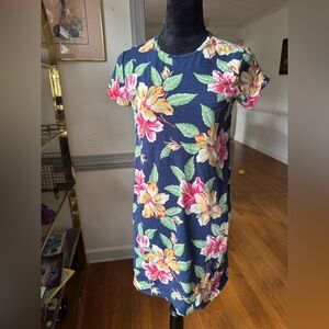 Ralph Lauren Floral Dress - Navy and Pink